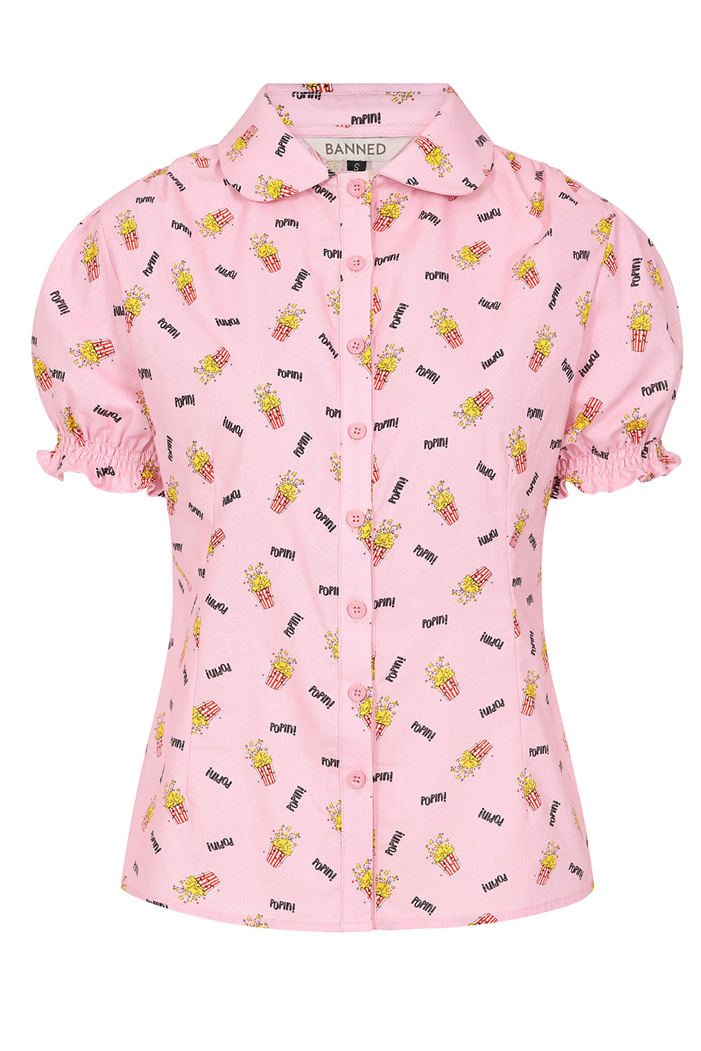 STAR POPCORN BLOUSE Pink