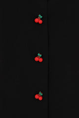 SALLY CHERRY BLOUSE Black