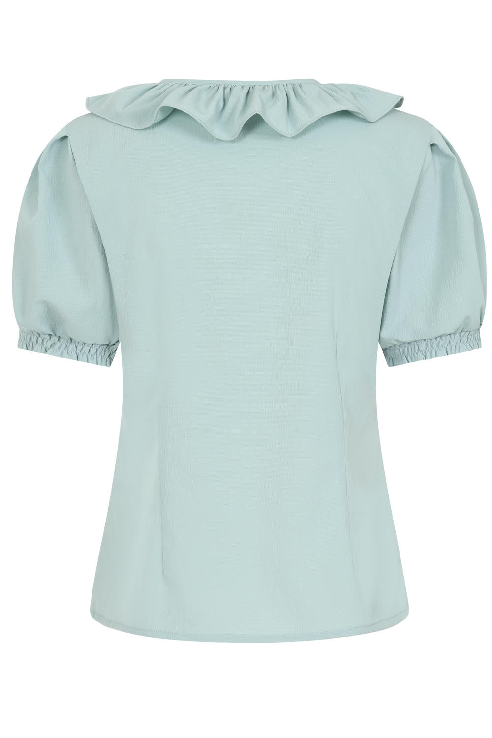FRAN FRILL BLOUSE Blue