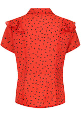 RUBY BLOUSE Red