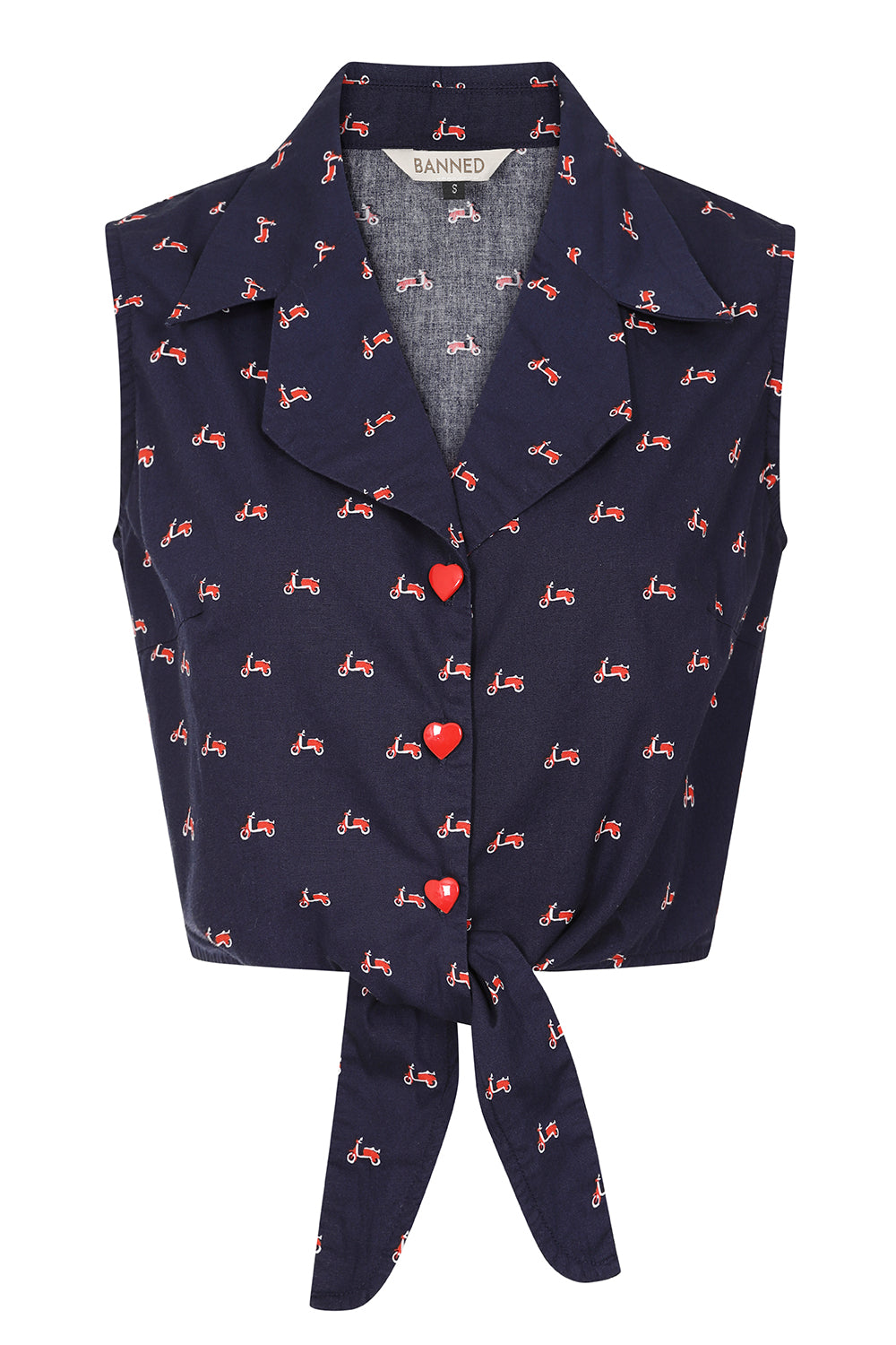 SANDY VESPA BLOUSE Navy