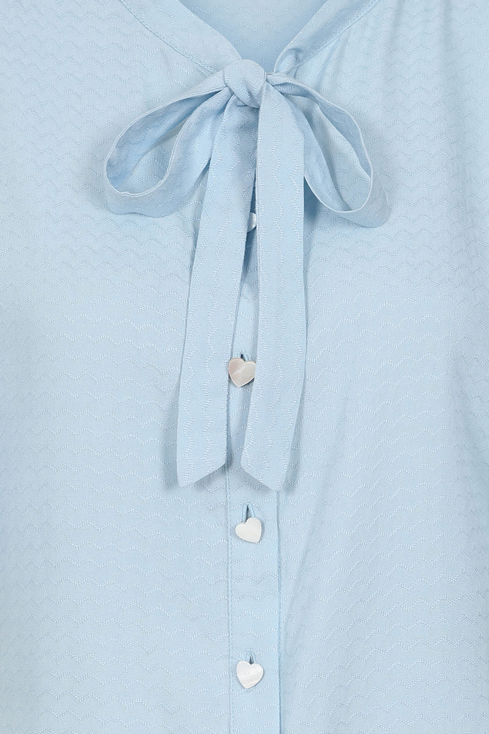 MAY WAVE BLOUSE Blue
