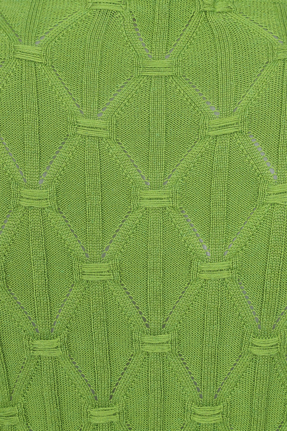 BANNED RETRO Eden Diamond Knit bolero Green