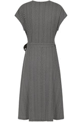 MAY CHEVRON DRESS Black