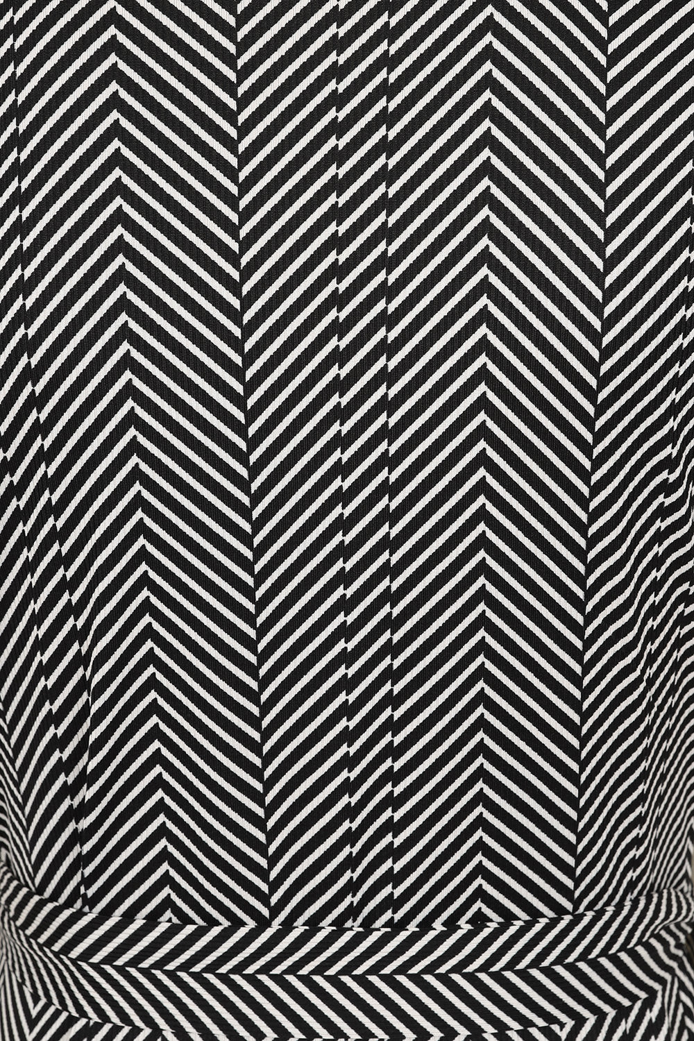 MAY CHEVRON DRESS Black