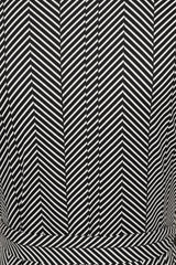 MAY CHEVRON DRESS Black