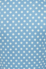 ELLEN SPOT DRESS Blue