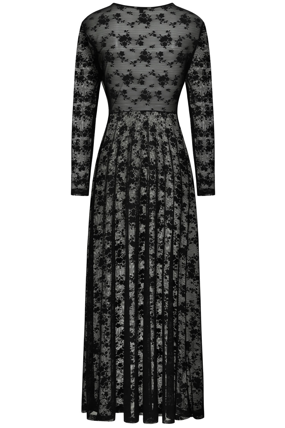Florence lace maxidress Black
