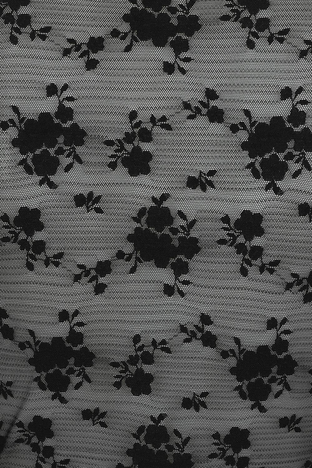 Florence lace maxidress Black