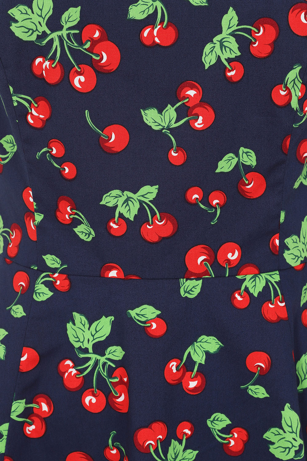 NORA HEART CHERRY DRESS Navy