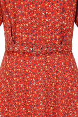 EVA BLOOM DRESS Red