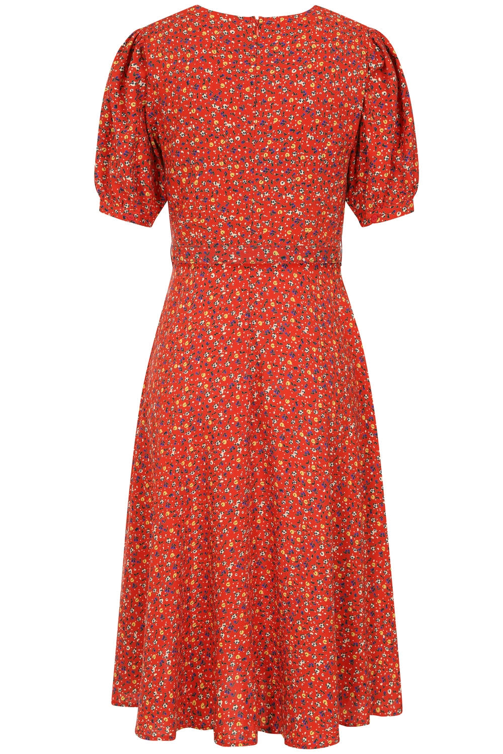 EVA BLOOM DRESS Red