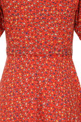EVA BLOOM DRESS Red
