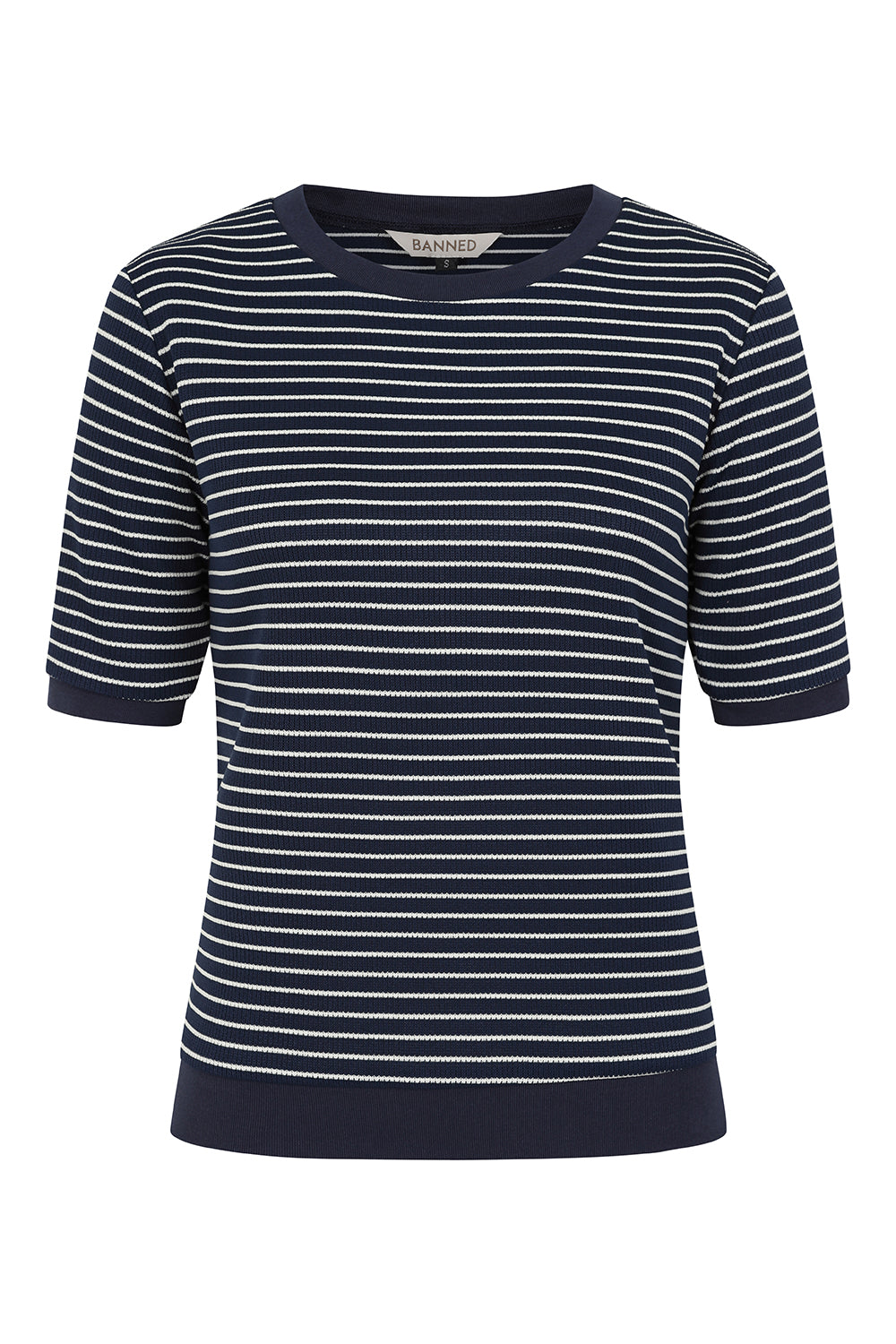 RUBY SAIL STRIPE JUMPER Navy