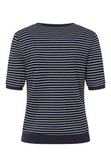 RUBY SAIL STRIPE JUMPER Navy