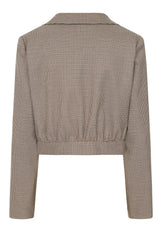 Robin houndstooth jacket Brown