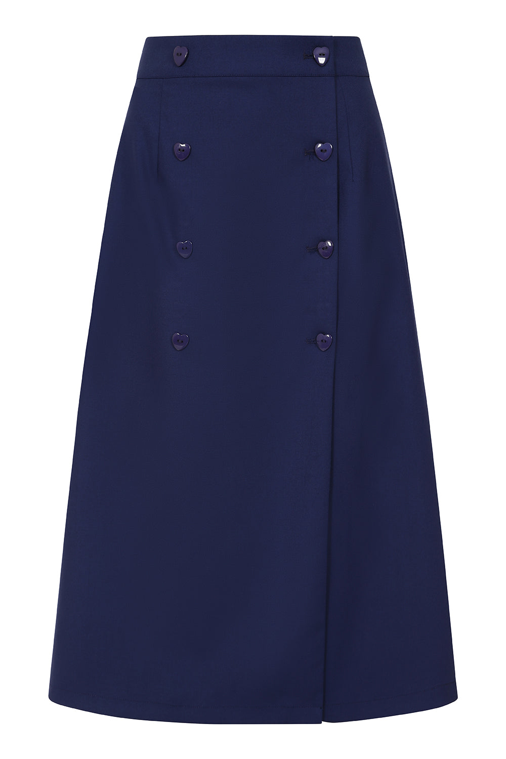 HANNA HEART SKIRT Navy Blue