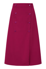 HANNA HEART SKIRT Magenta