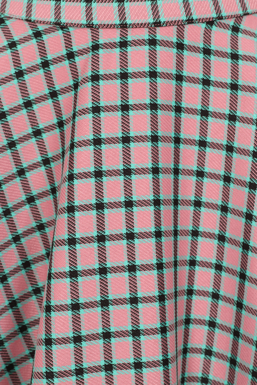 CARY SWEET CHECK SKIRT Pink