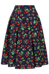CARY CHERRY SWING SKIRT Navy