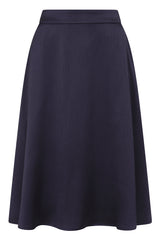 RITA SILKY SKIRT Navy