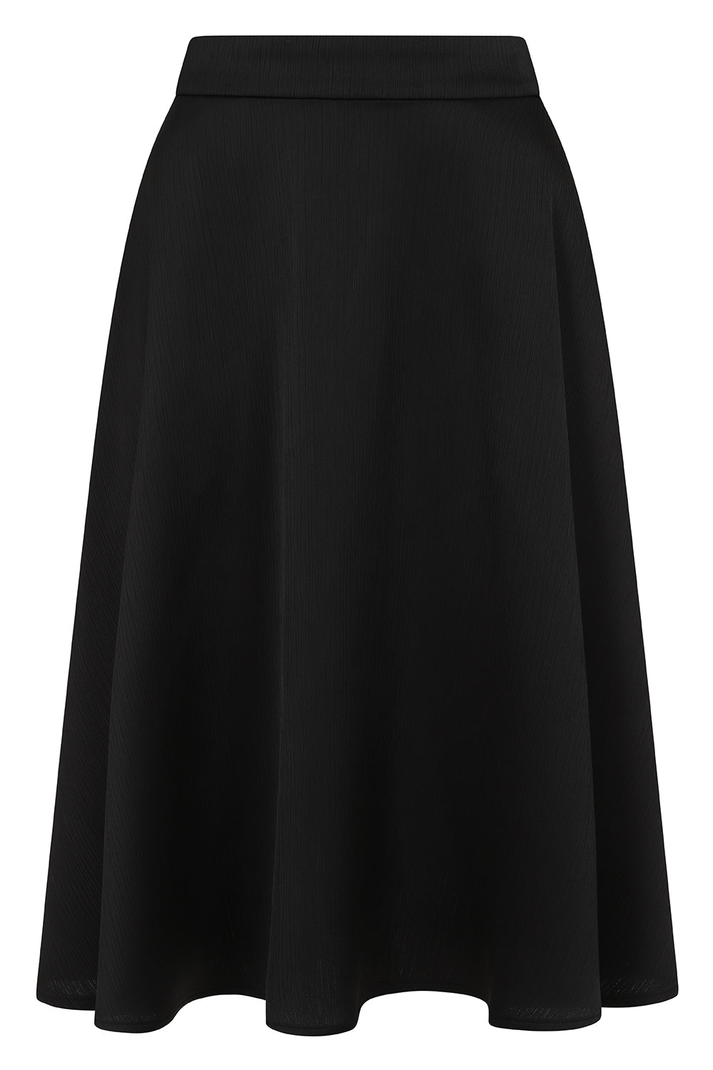 RITA SILKY SKIRT Black