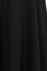 RITA SILKY SKIRT Black