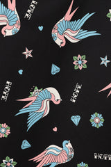 MARILOU SWALLOWS SWING SKIRT Black