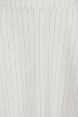 ANNIE MARINE STRIPE SKIRT White