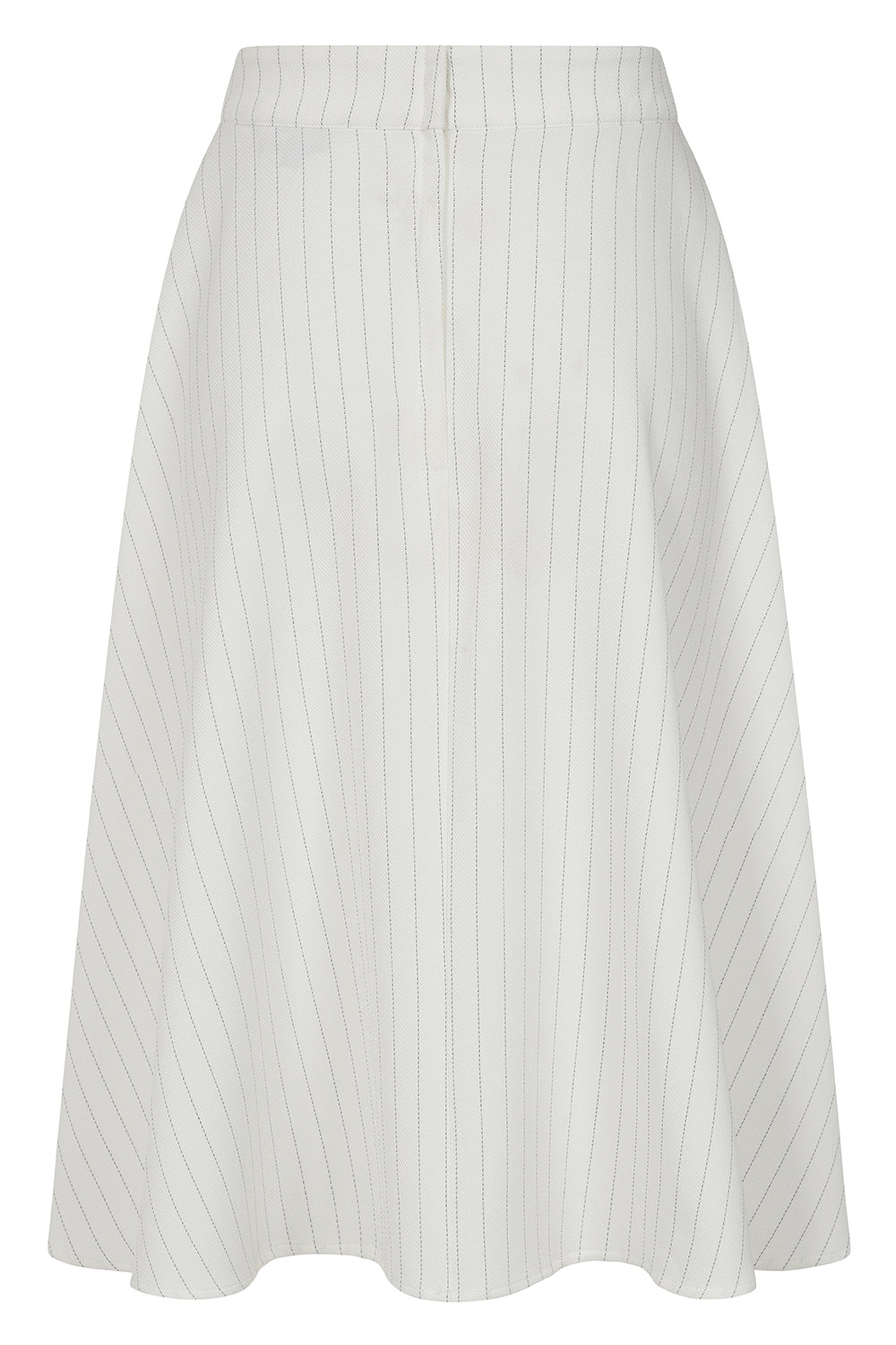 ANNIE MARINE STRIPE SKIRT White