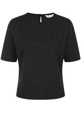 MAISE SEA WAVES TOP Black