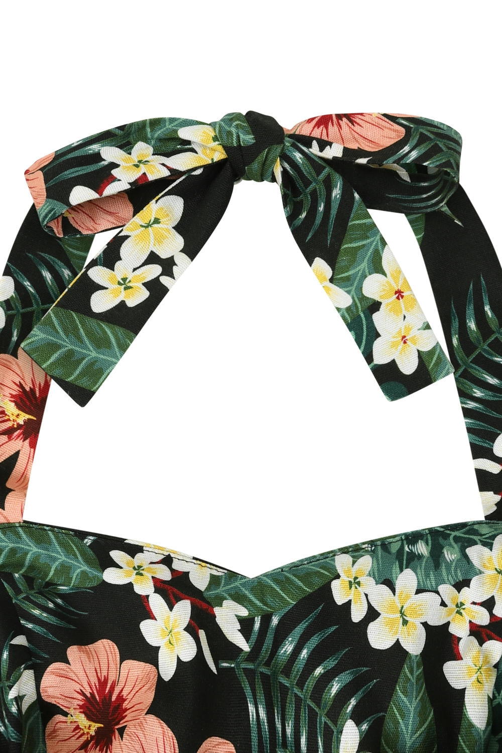 Harper tropical tiare crop top Green