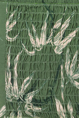 Aurora bamboo crop top Green