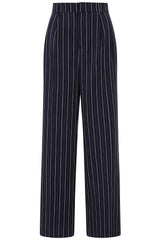 MARTHA SAIL STRIPE TROUSER Navy