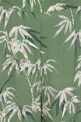 Elizabeth bamboo palazzo trousers Green