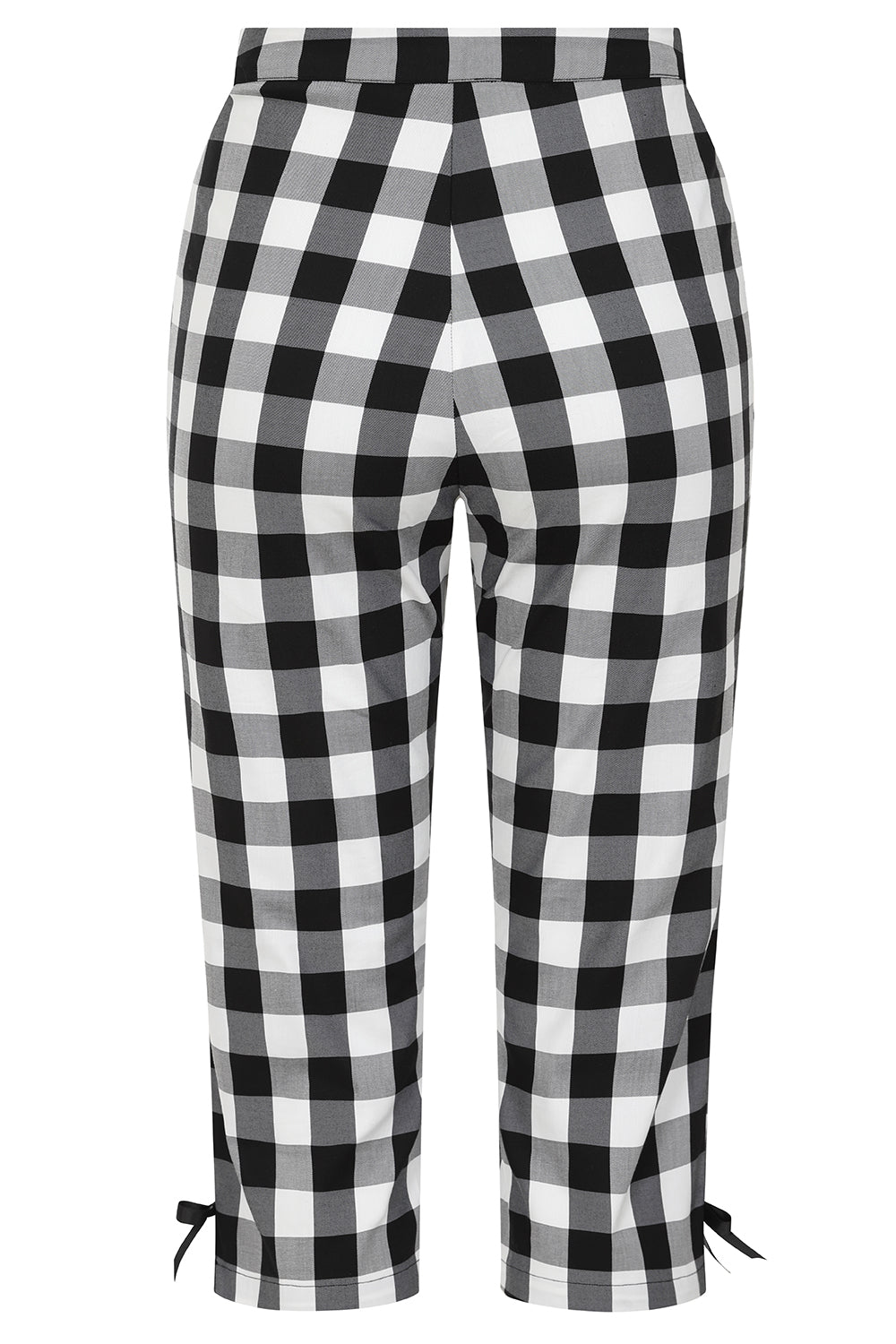 Esme gingham capri Black/White
