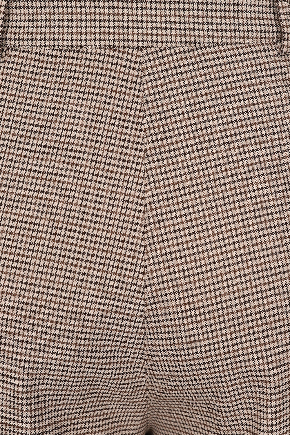 Eliza houndstooth trousers Brown