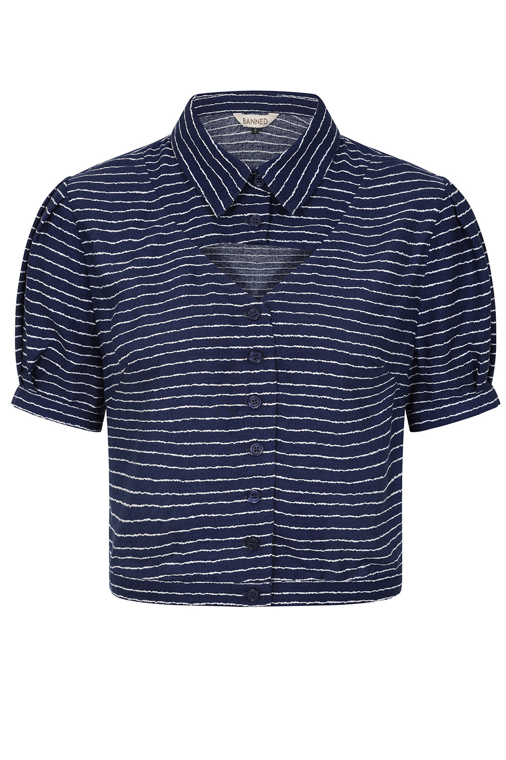 PEGGY BLOUSE Navy