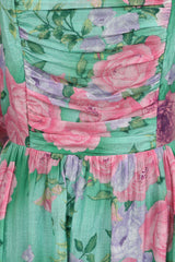 SANDY FLOWER DRESS Green