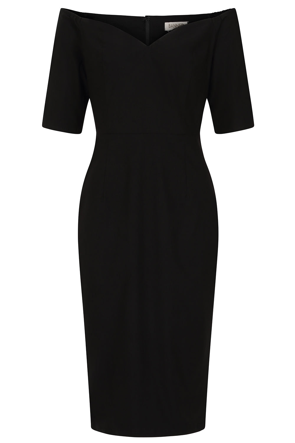 Amalia pencil dress Black