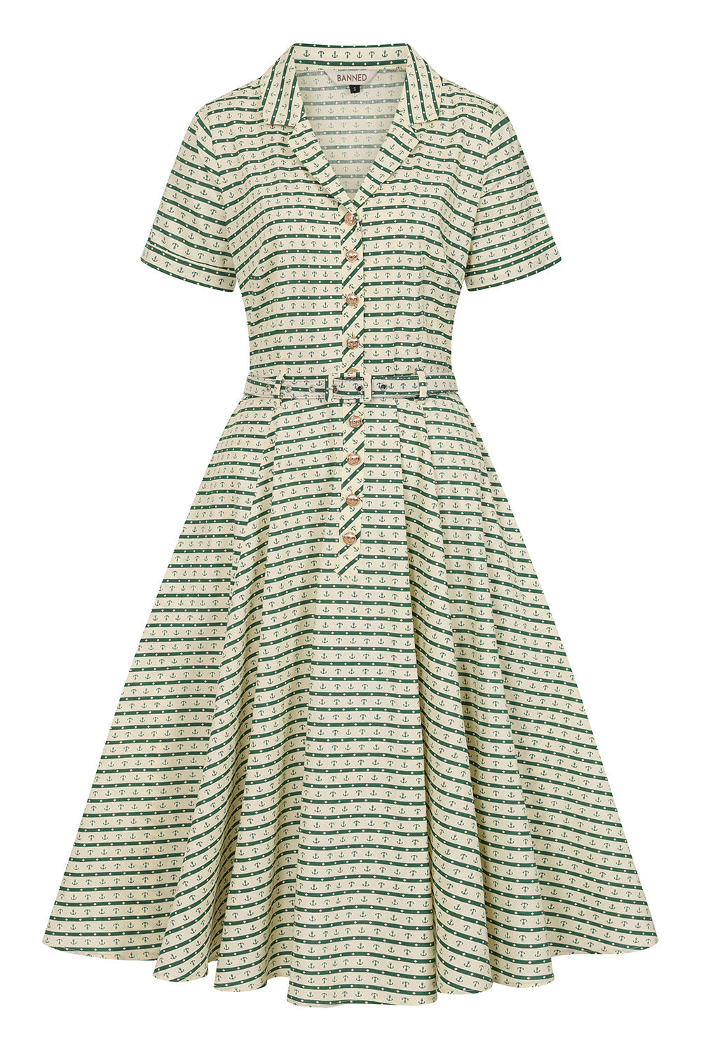 BELLA ANCHOR AHEAD DRESS Green