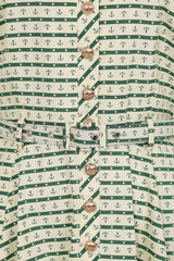 BELLA ANCHOR AHEAD DRESS Green