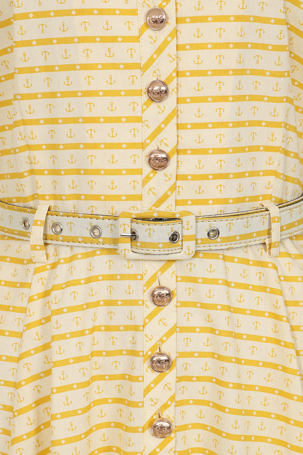 BELLA ANCHOR AHEAD DRESS Yellow