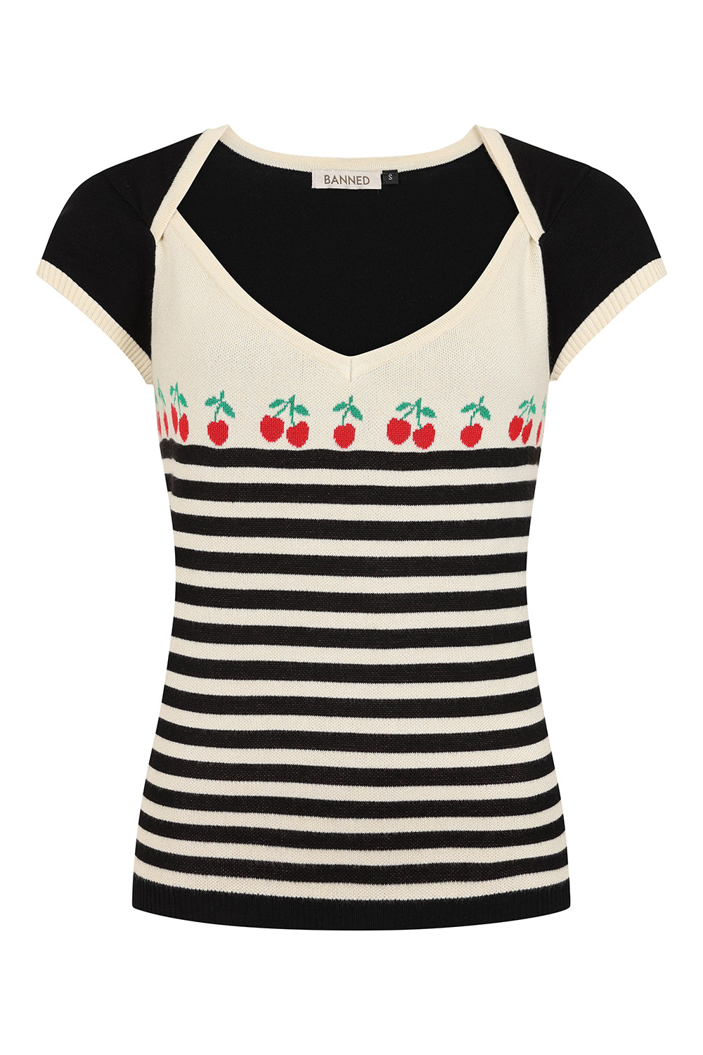 JOSIE CHERRIES JUMPER Black