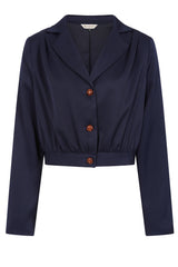 Robyn plain jacket Blue