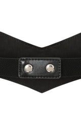 BANNED The Swallows Return   Retro Embroidered Belt with Swallow Design Black