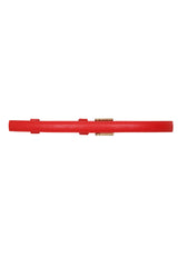 BANNED Kate Belt   Classic Retro Slim Belt with Buckle Closure Red