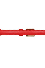 BANNED Kate Belt   Classic Retro Slim Belt with Buckle Closure Red