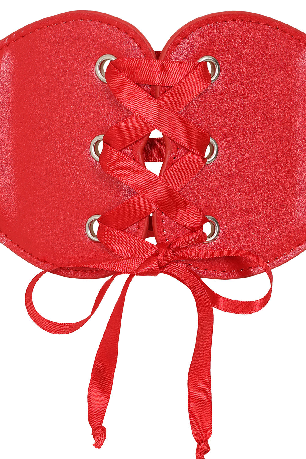 BANNED Sweetheart Elastic Belt   Retro and Rockabilly Laced Heart Elasticated Belt Red
