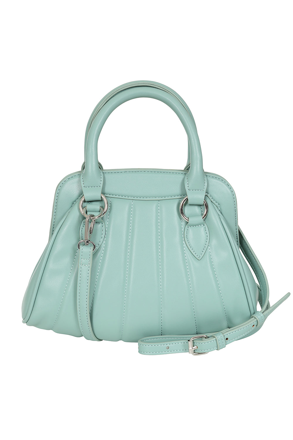 BANNED Audrey Quilted 1940s-Inspired Handbag | Sustainable Vintage Style-Mint-One Size